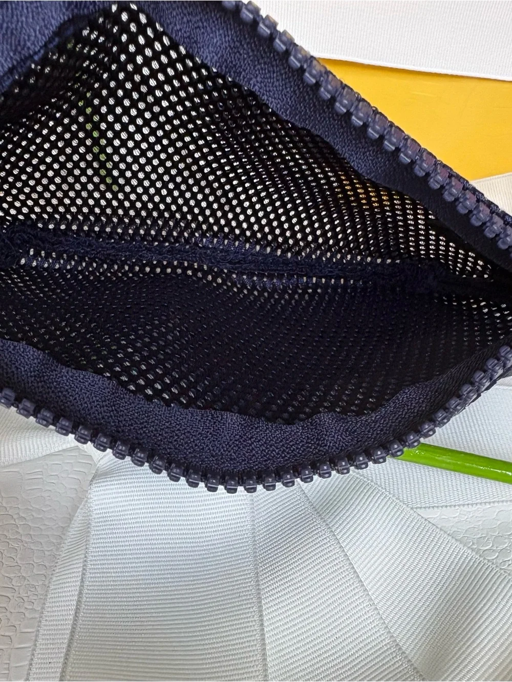 Dagne Dover Mesh Zip Pouch NWOT